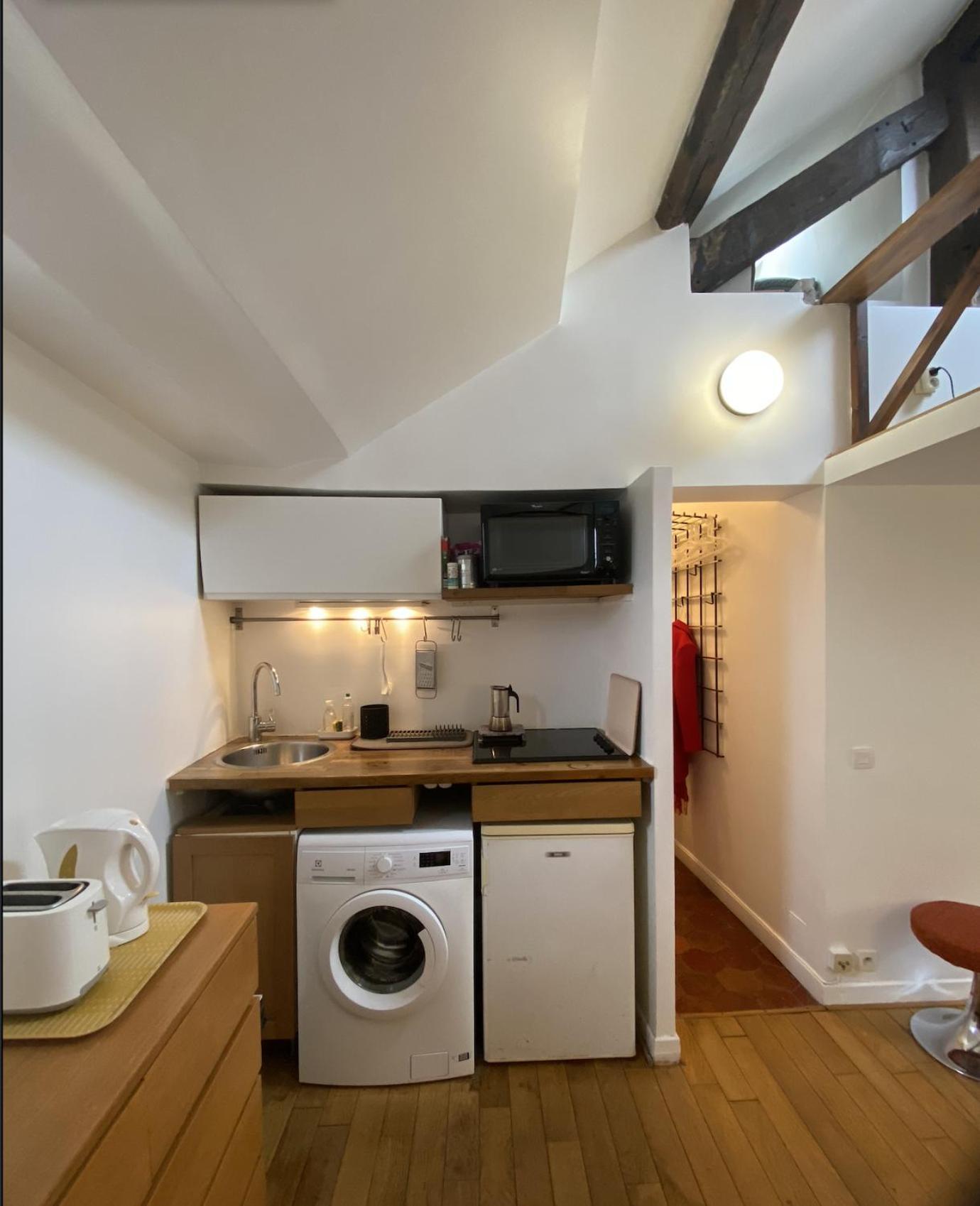 Marais Studio With Mezzanine Paris Exterior photo